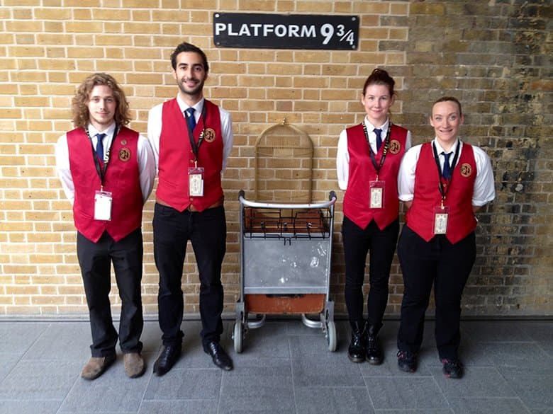 Potter Platform at Kings Cross Station