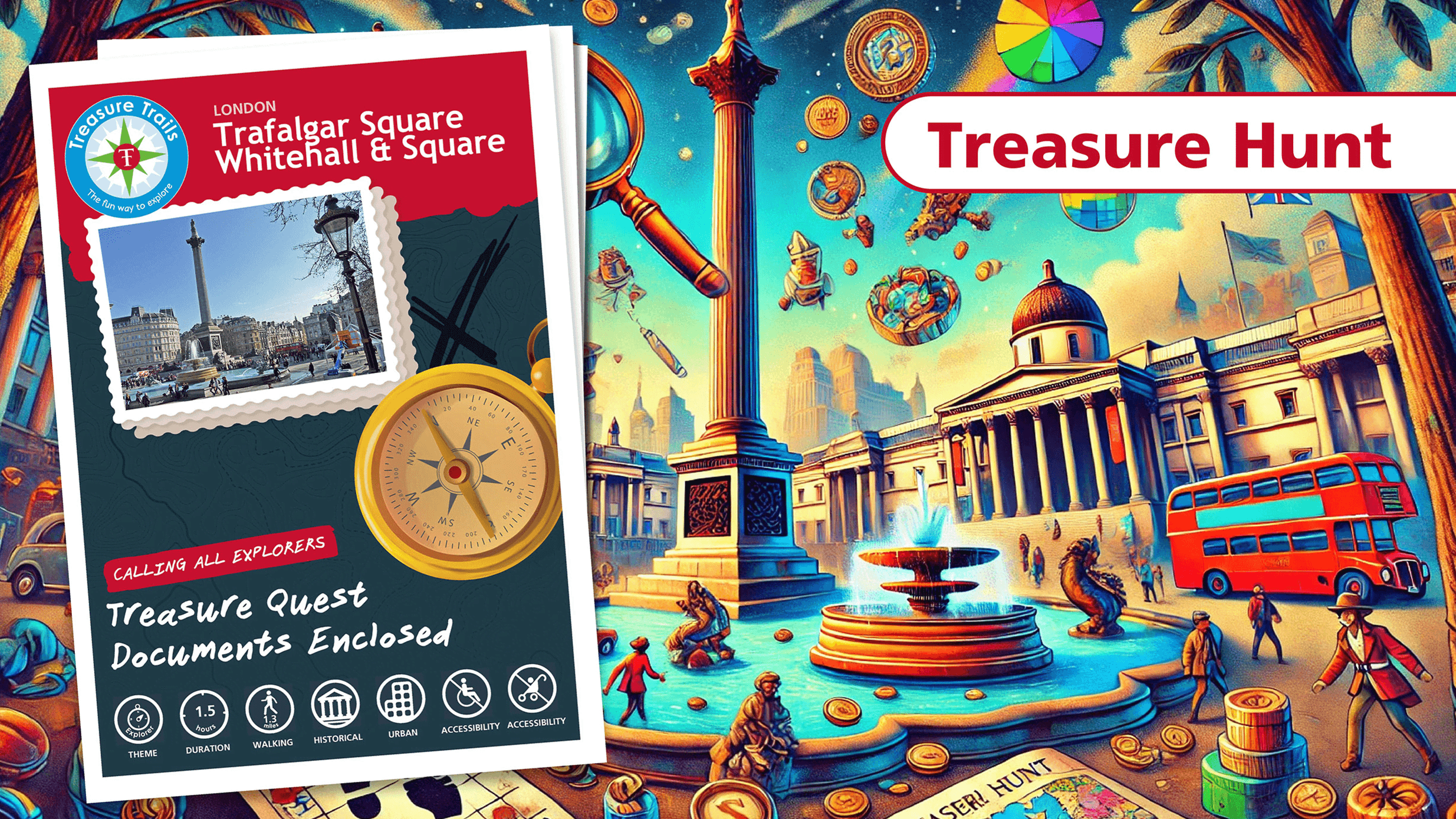 The Trafalgar Square Treasure Hunt Trail