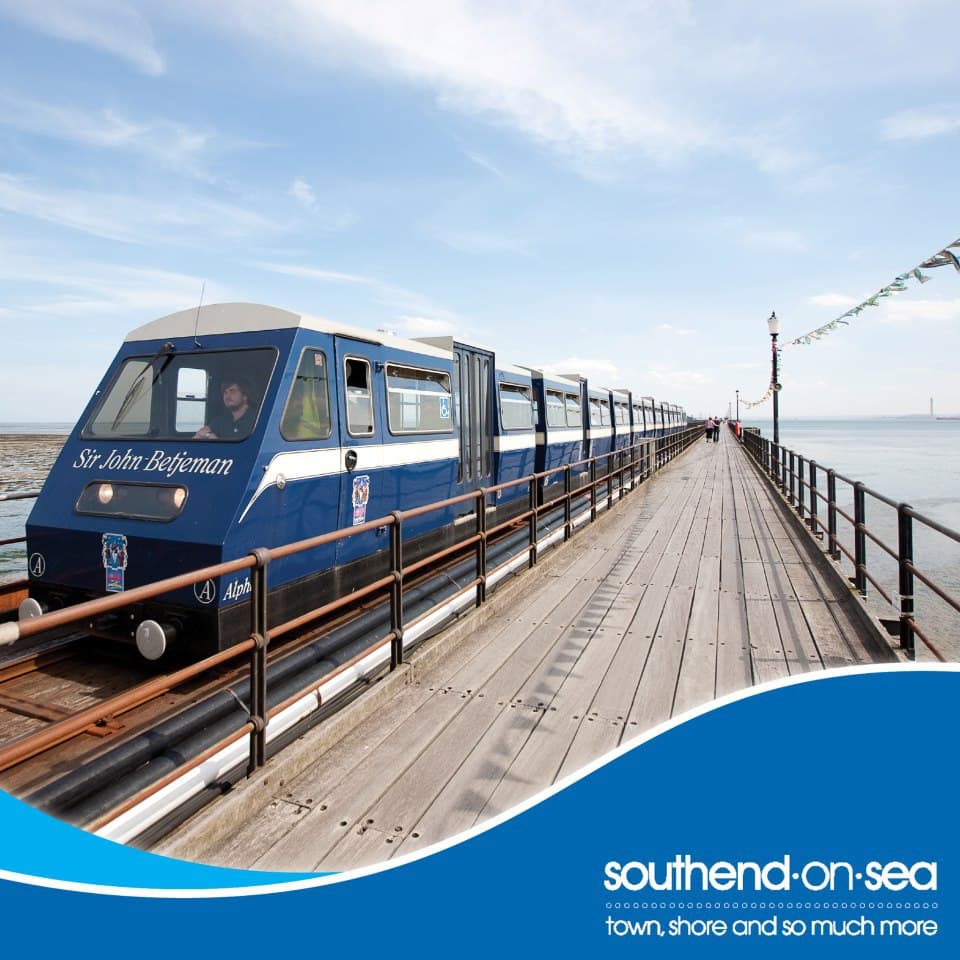 Southend Pier and Train - Photo