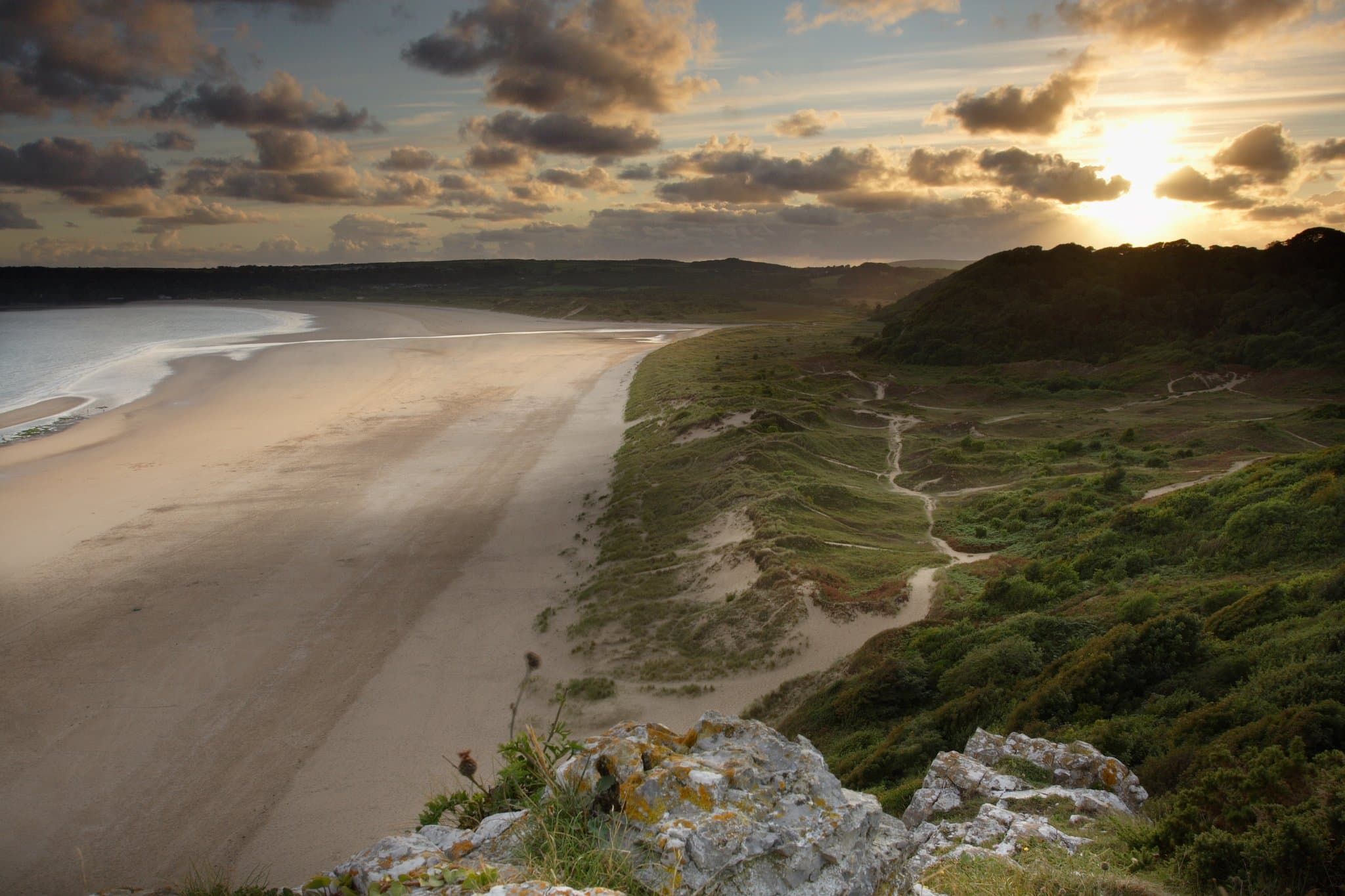 Oxwich Bay Beach