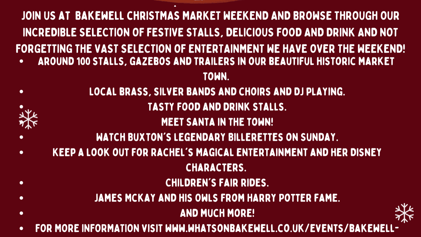 Bakewell Christmas Market - Photo