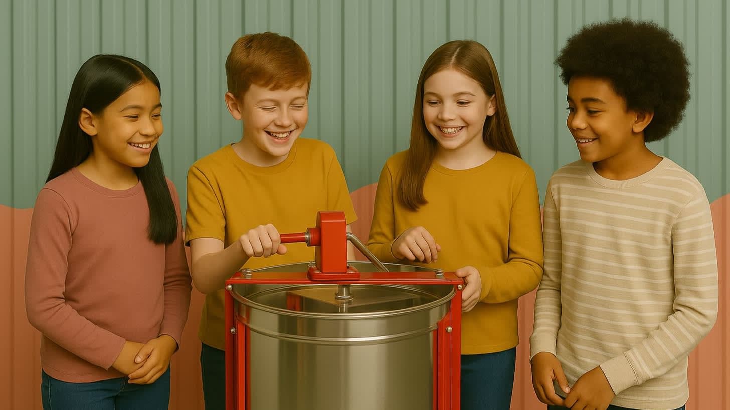 School Holiday Honey Harvest Workshop for Kids in London - Photo