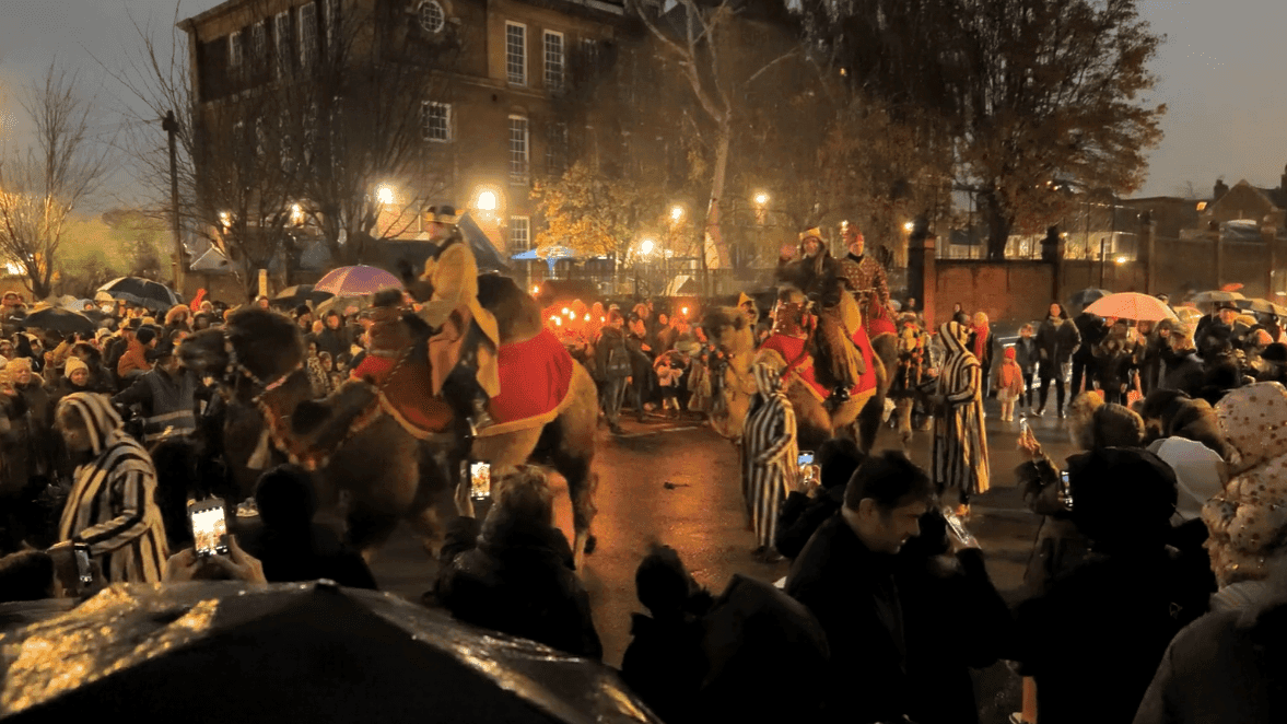 Camels and Christmas Carols - Photo