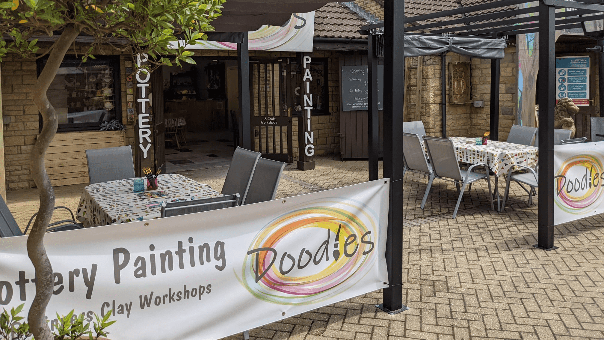 Doodles Pottery Painting