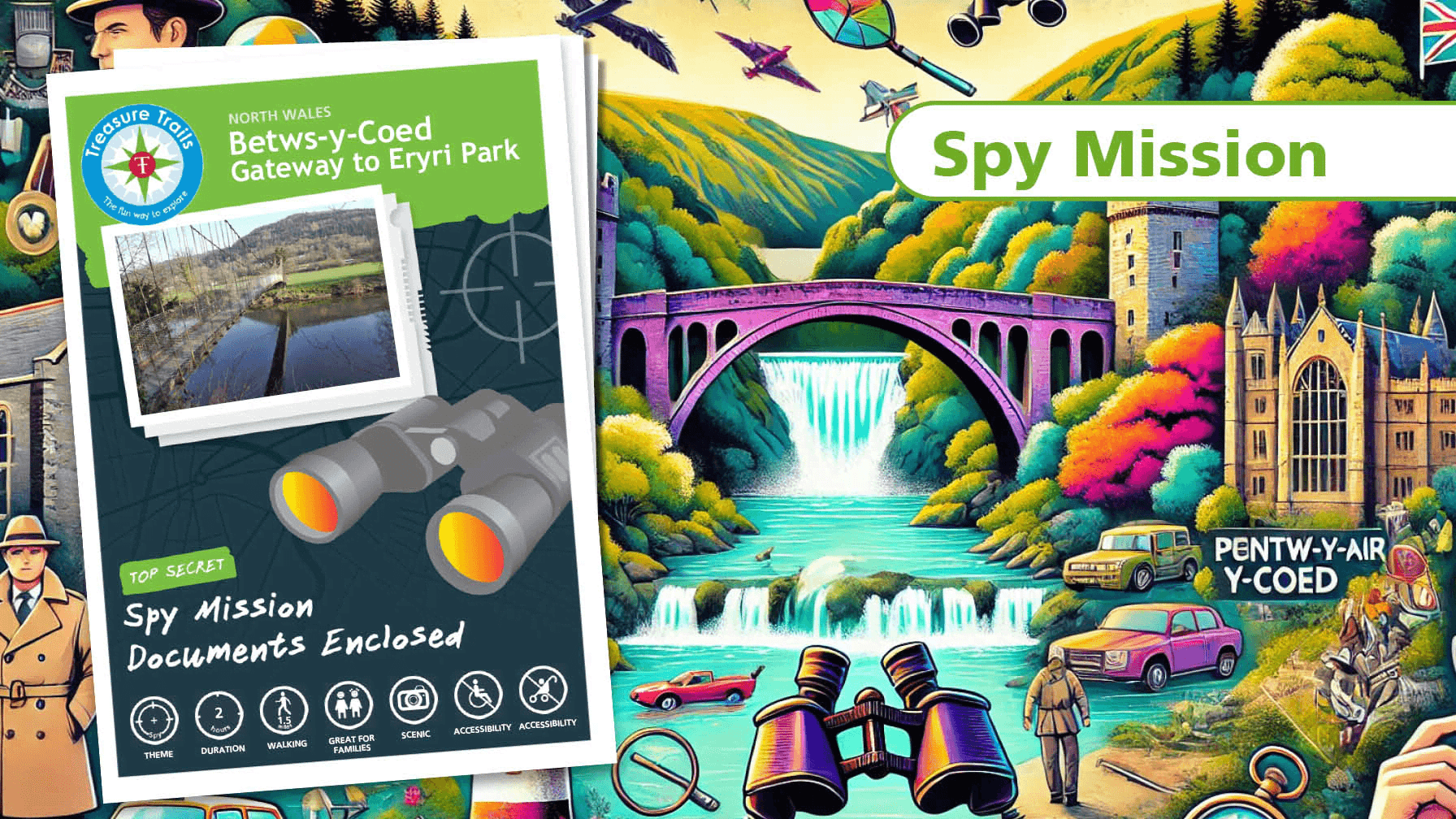 Betws y Coed Spy Mission Treasure Trail