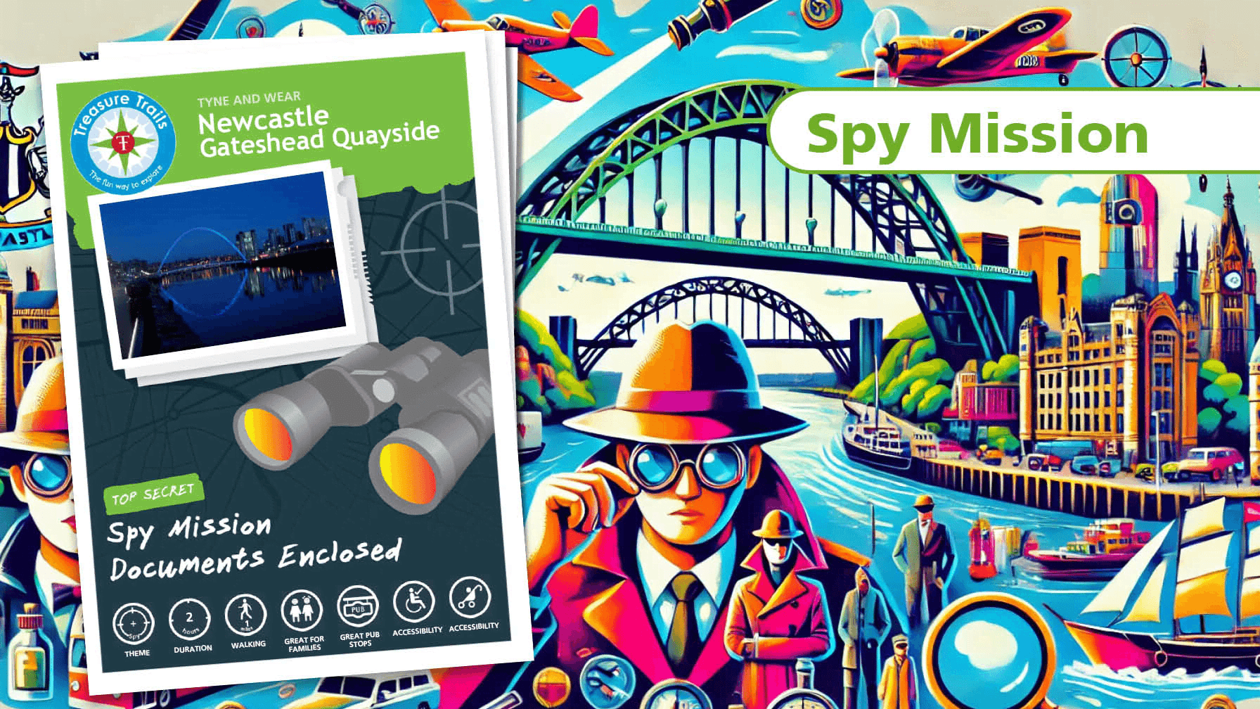 The Newcastle Spy Mission Treasure Trail