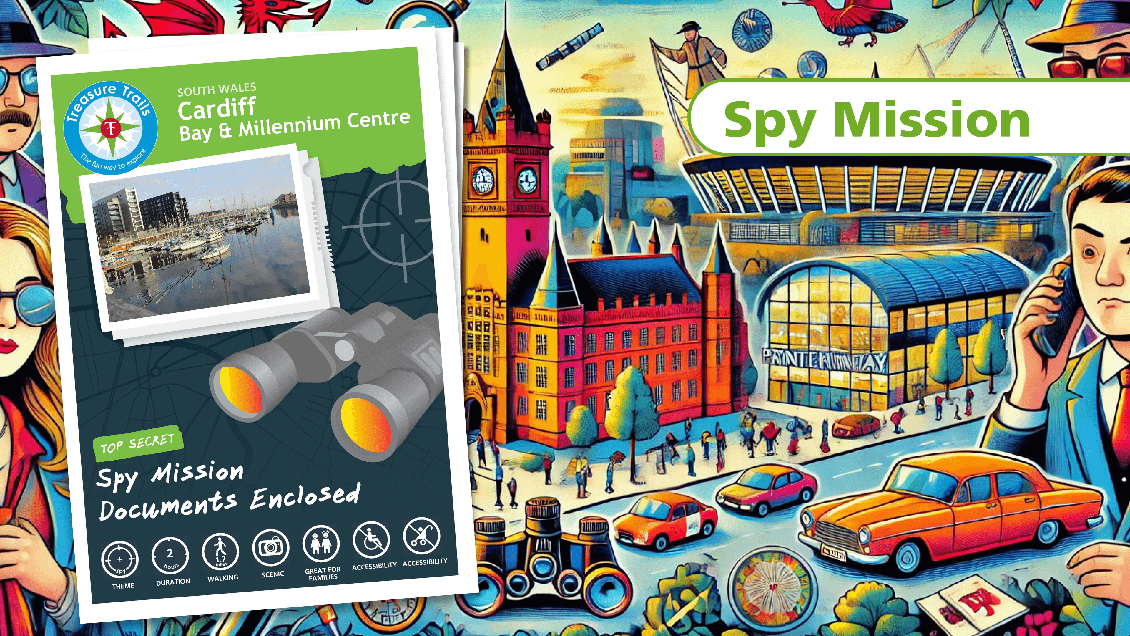 Cardiff Spy Mission Treasure Trail - Photo 1