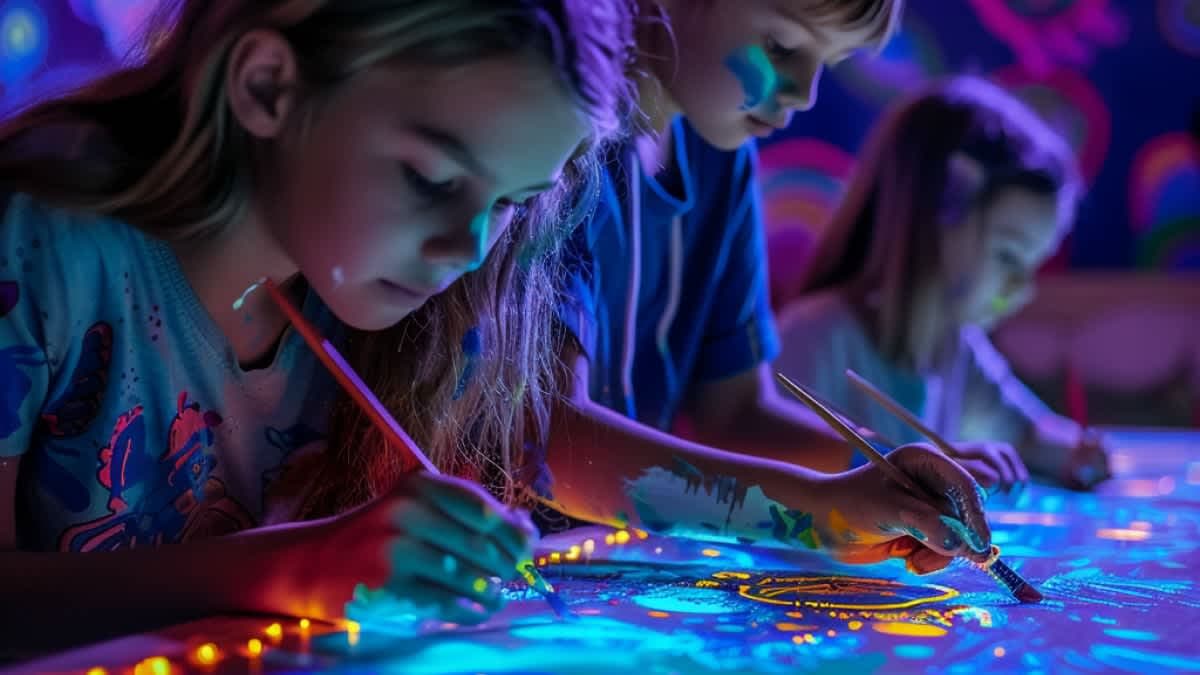 Neon Brush Kids - Photo 1