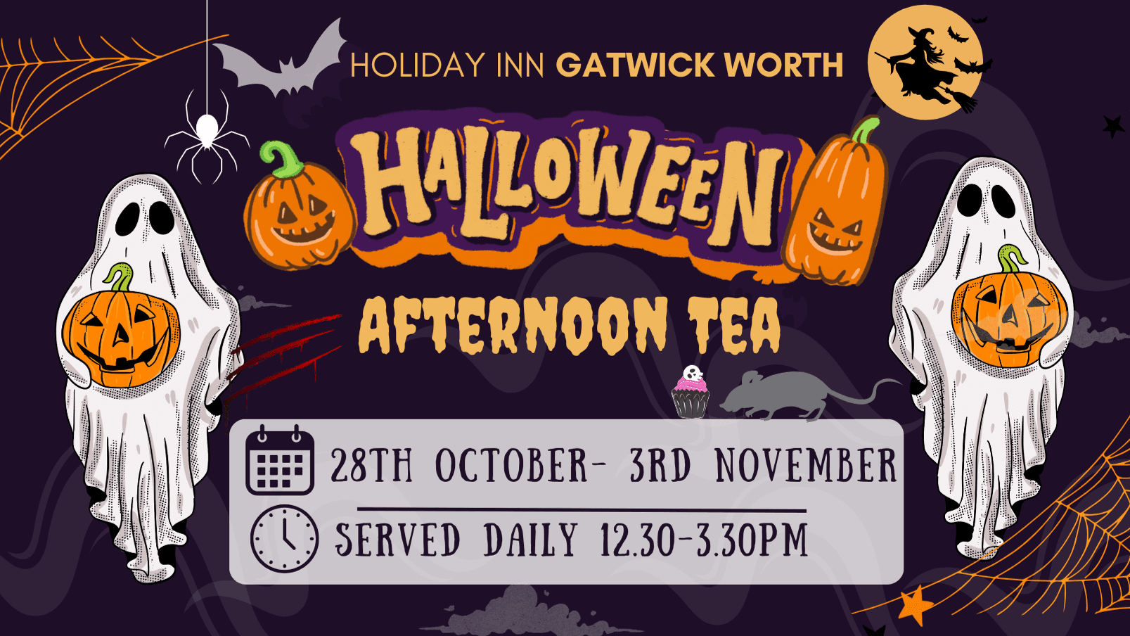 Halloween Afternoon Tea at the Holiday Inn Gatwick Worth