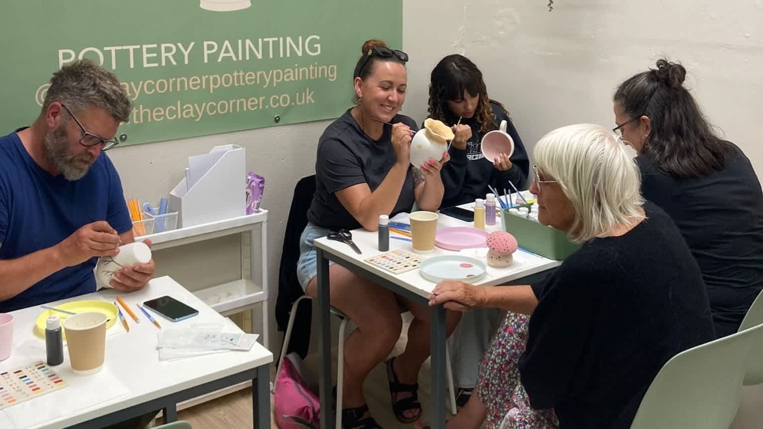 The Clay Corner Pottery Painting - Photo