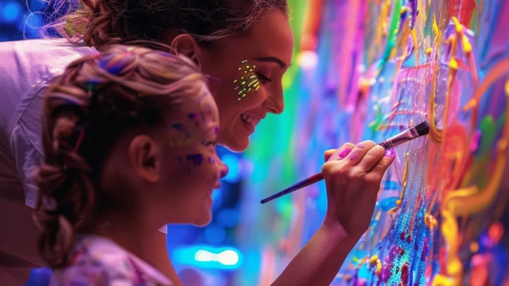 Neon Brush Kids - Photo