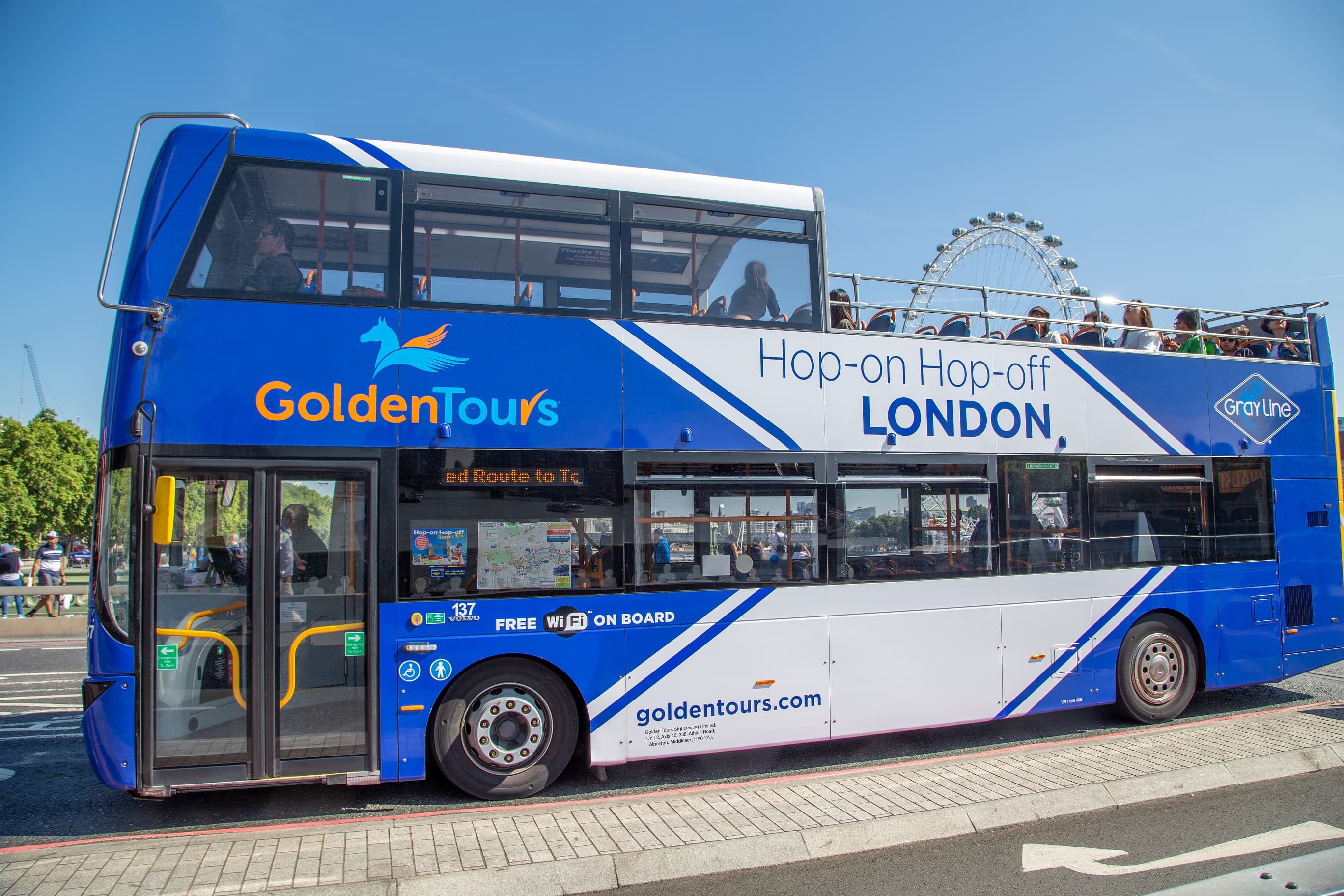 Open Top Bus Tour by Golden Tours