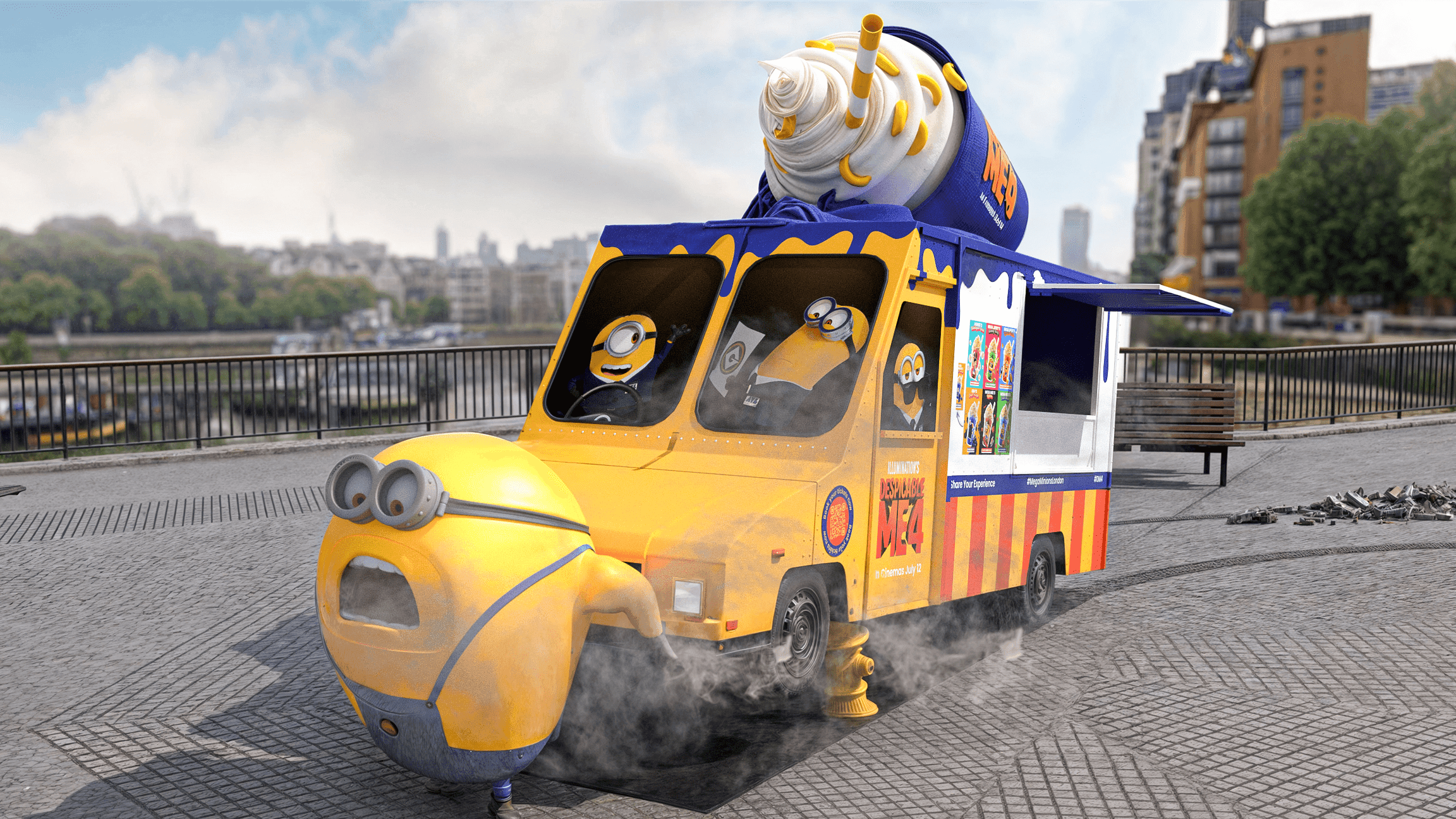 Mega Minions Despicable-y Delicious Slushie Van at Observation Point - Photo 1